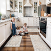 iPeachs 3-Piece Boho Kitchen Rug Set – Non-Slip Washable Kitchen Mats & Runner for Sink, Entryway, Hallway & Laundry Room