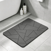 iPeachs Diatomaceous Earth Bath Mat – Fast-Drying, Non-Slip, Natural Stone Feel
