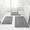 iPeachs Microfiber Bath Rug Set of 3 – Non-Slip, 16 Colors & 2 Sizes Available