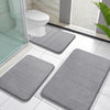 iPeachs Foam Bath Mat Set of 3 – Super Soft, Absorbent & Non-Slip Bathroom Rugs
